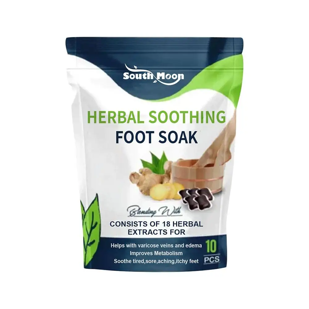 Foot Cleaning Soak Natural Herbal Body Soothing Shaping Relieve Detox Slimming Fatigue Care Bath Foot Swelling W1Q4