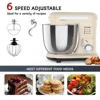 1pc Stand Mixer, Tilt-head Mixers, Kitchen Electric Dough Mixer, For Household Aids, 300W 3.8QT Stainless Steel Bowl, US Plug 3