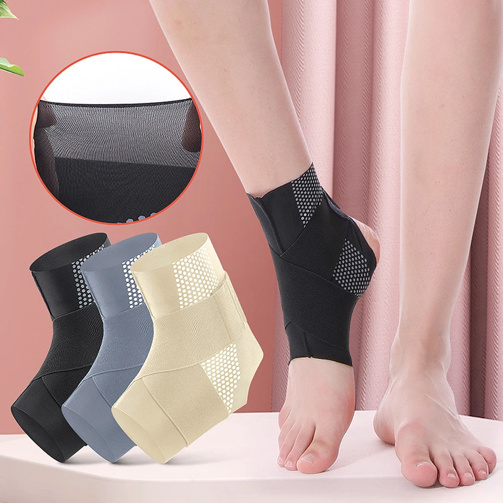 1Pcs ankle support for ligament damage plantar fasciitis men women with compression strap ankle support ankle support brace