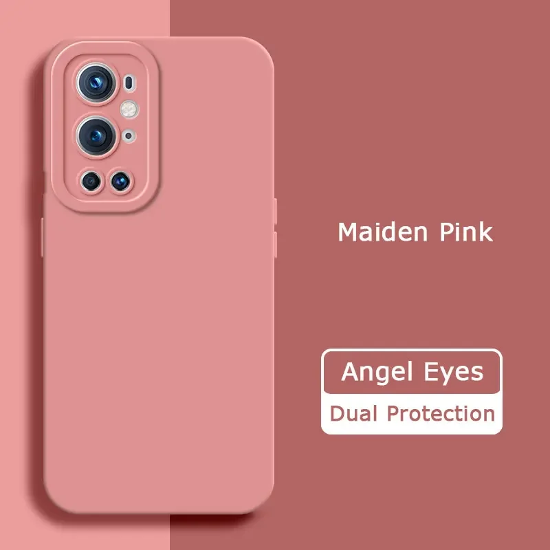 Square Liquid Silicone Angel Eyes Shockproof Soft Case - Durable Armor Phone Cover