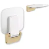 Folding Shower Seat Wall Mounted– Up To 350lbs, Secure Folding Shower Bench, Space Saving Mounted for Any Adults or Elderly 1