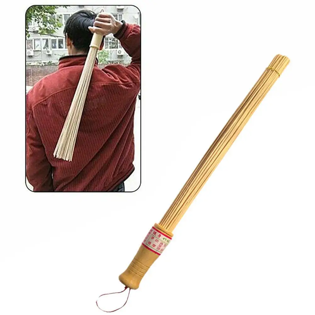 

1PC Bamboo Wood Massager Relaxation Hammer Stick Relieve Muscle Fatigue Environmental Health Wooden Handle Health Care Tool