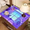 80s Vaporwave Style City Night Street Cat Non-slip Fast Water Absorption Anti-scalding Imitation Tile Printing Coffee Machine 4