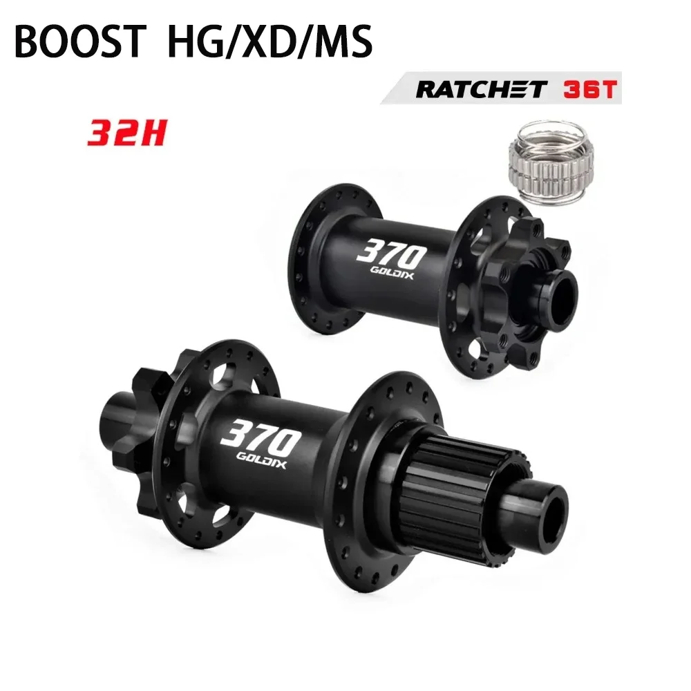 

32H Straight Pull MTB Hub QR Thru Koozer 370 MS XD HG Sealed Bearings Ultra-light Ratchet 36T Hub for SHIMANO SRAM