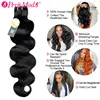 15A PerisModa Body Wave Bundles Human Hair Remy Brazilian Weaving 1/3/4 Pcs Weave Hair 30 Inch Natural Human Hair Extensions 4