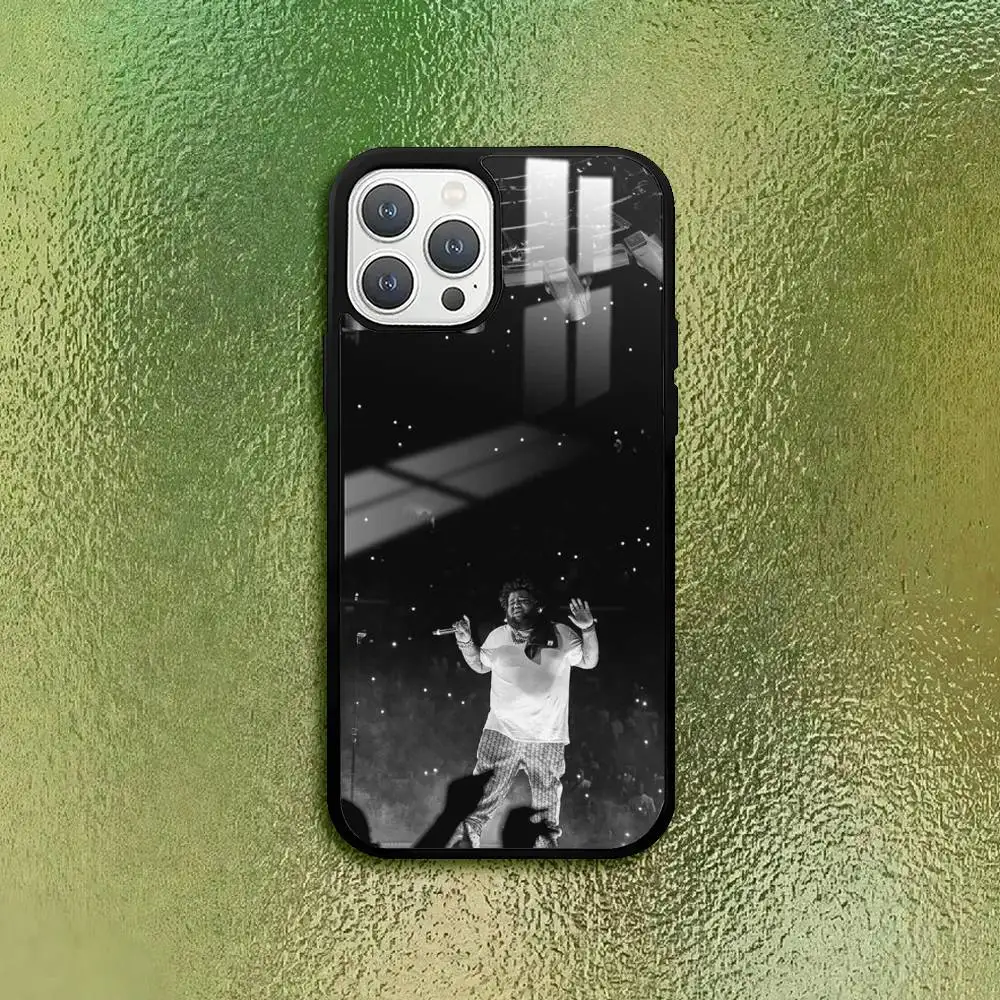 Premium Glass Texture Phone Case Featuring Rapper R-Rod Wave Design