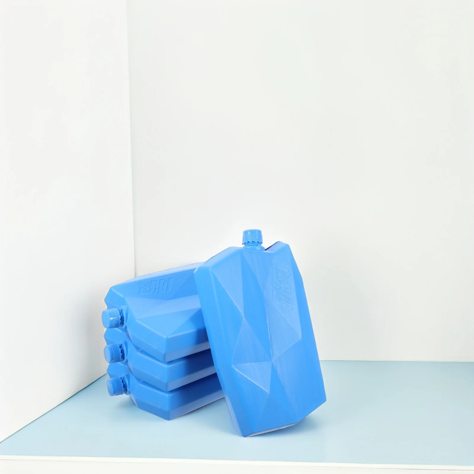 4 Pcs Ice Storage Reusable Bag Bin for Freezer Cube Cooling Boxes Empty Lunchbox