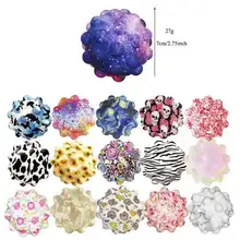 

New 3D Decompression Ball Pop It Fidget Squishy Kawaii Push Bubble Simple Dimple Anti Stress Squeeze Toy for Kids Christmas Gift