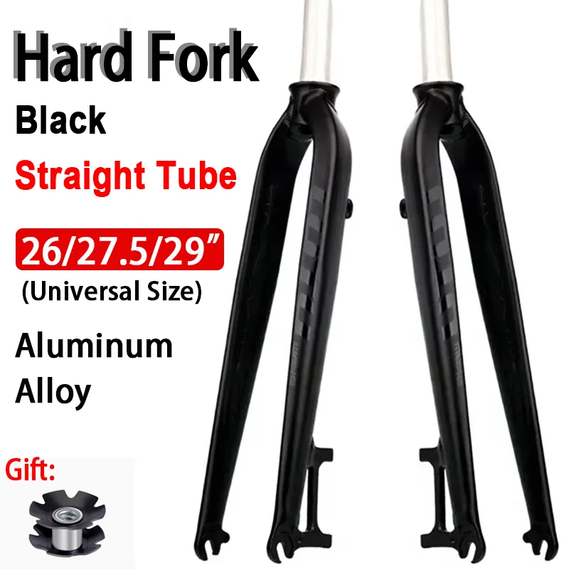 Fourche Rigide Universelle VTT - Compatible 26", 27.5", 29" - Neuf