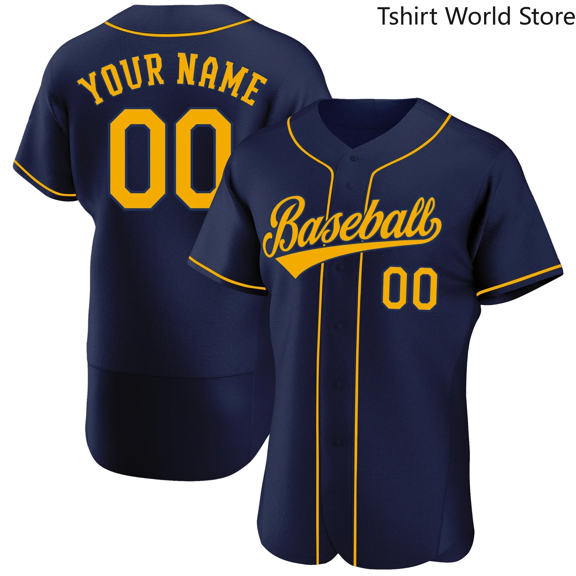Top Quality Baseball Jersey Athletic Print Name/Number Sleeve Dry-comfort Cool Hip Hop Street Shirts for Adults/Youth