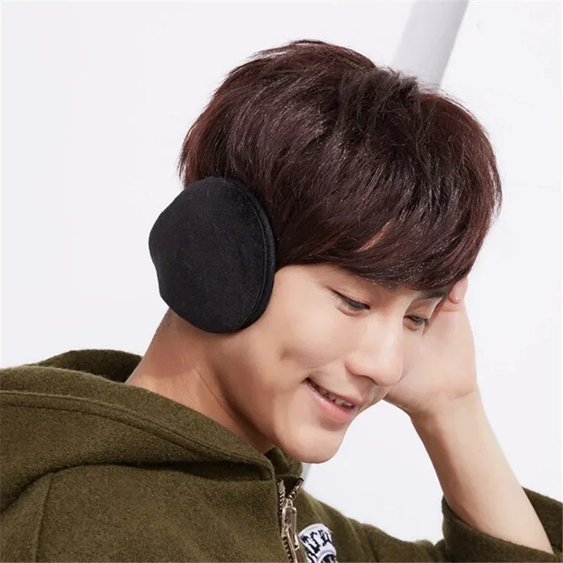 Warm earmuffs Men Women's windproof thicken plush winter fleece outdoor cycling warmer