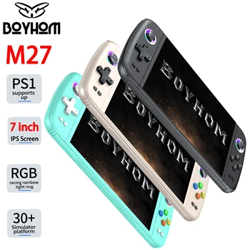 MAX 256G Schermo IPS da 7 pollici M27 Console di gioco portatile Joystick RGB Fulmine Retro Videogioco Consola Player Regalo 1