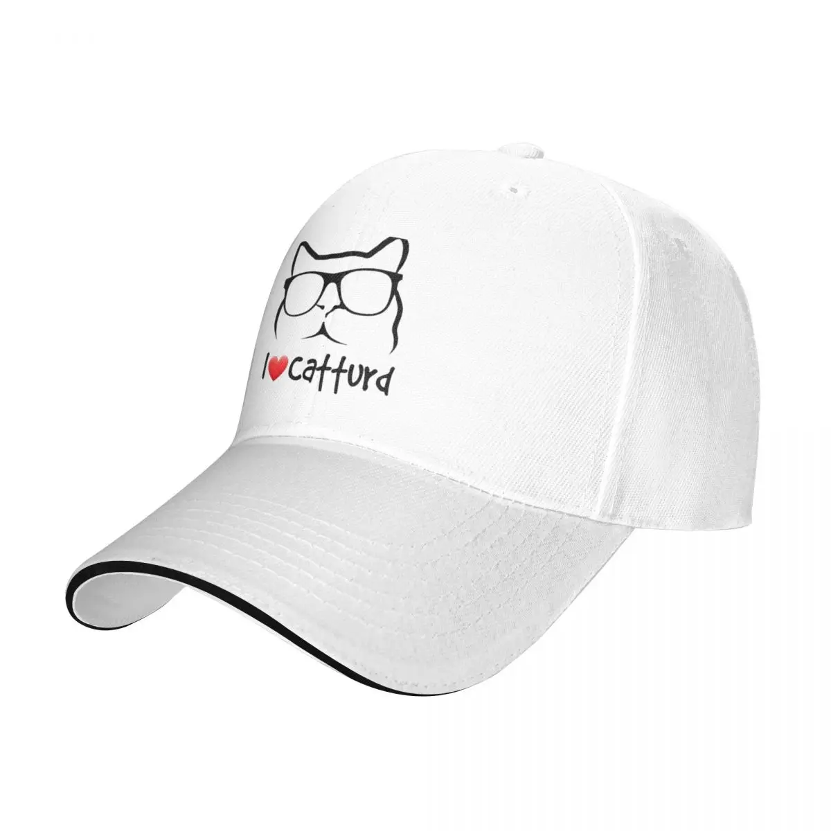 

I Love CatturdCap baseball cap Sunscreen fluffy hat men's hats Women's