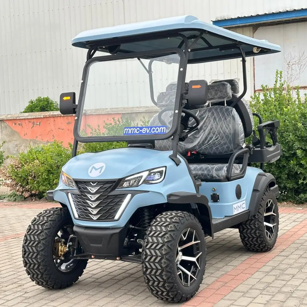 New Design 150W Solar panel Golf Cart 7.5W Powerful AC Motor Electric Lifted off-road Golf Hunting Cart 6 New Design 150W Solar panel Golf Cart 7.5W Powerful AC Motor Electric Lifted off-road Golf Hunting Cart 6