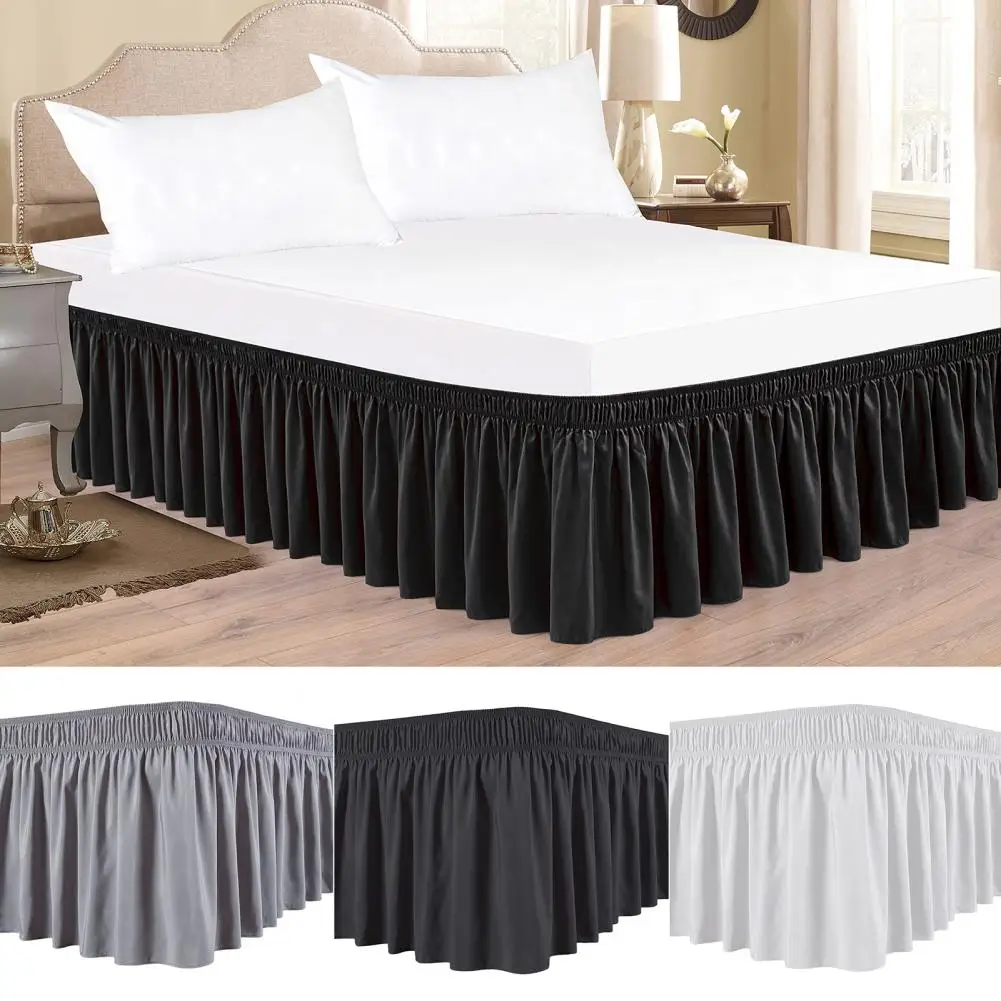 Queen Size Bed Skirt Queen Wrap Around Bed Skirts With 14