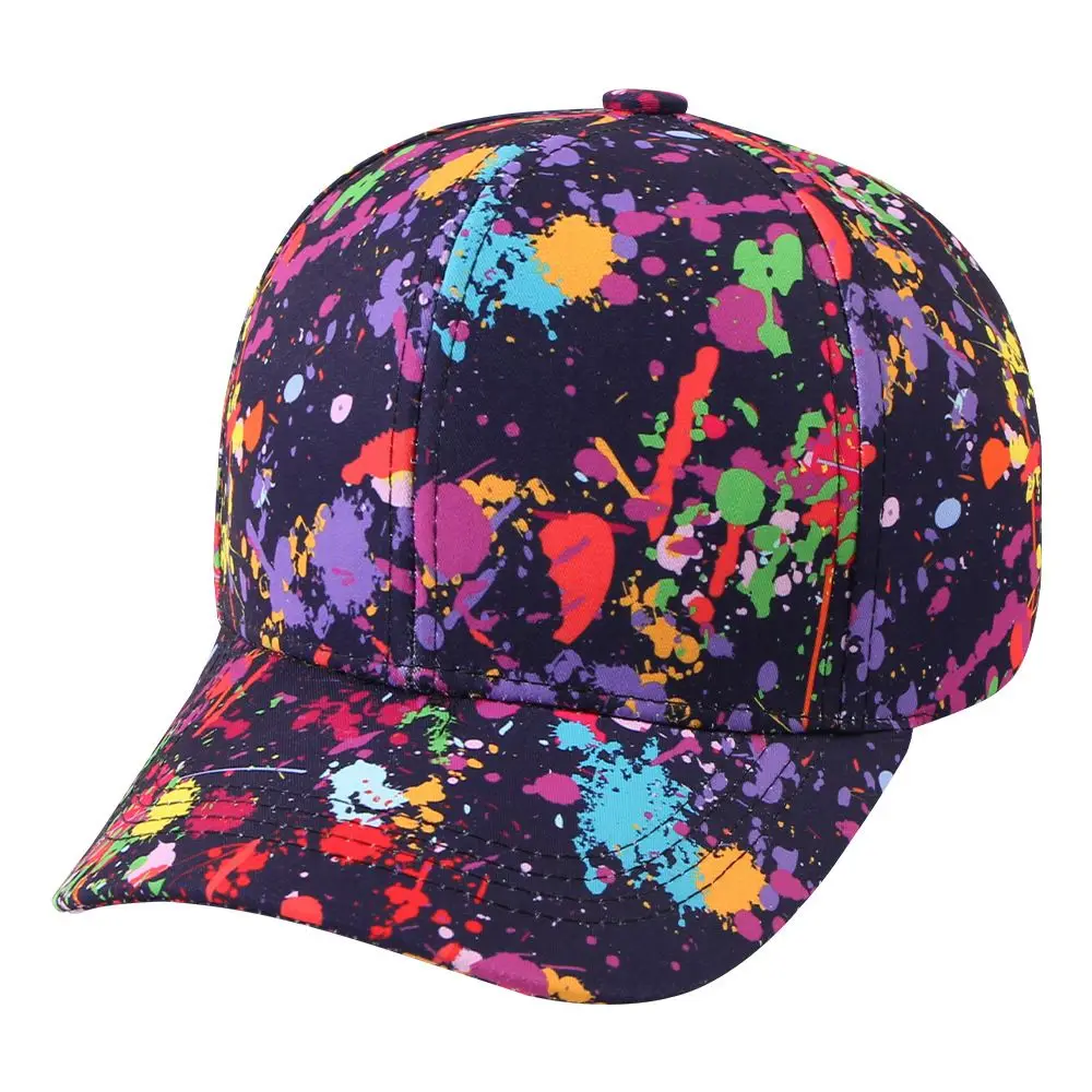 Baseball Cap Women Summer Hat Graffiti Printed Youth Street Hip Hop Casual Sunshade Adjustable Snapback Caps Women