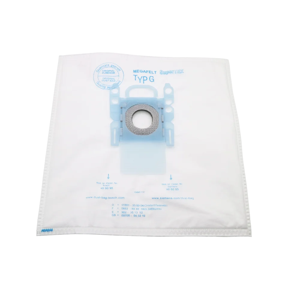 Confezione Risparmio – 20 Sacchetti per aspirapolvere adatto per Siemens VS55E00 Super XS Dino E Aspirapolvere 1800 W/Wave marchi Sacchetti per aspirapolvere/Made In Germany + con micro filtro