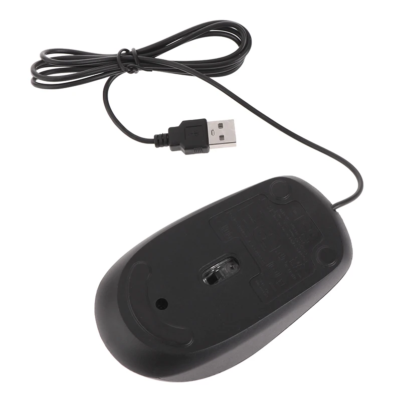 델 MS111USB 유선 마우스, 노트북 데스크탑 사무실 컴퓨터 마우스, PC 노트북용 USB 유선 마우스, 사무실 액세서리, 1 개