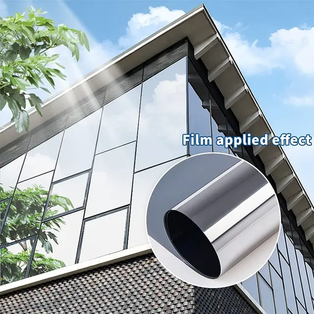 Privacy Window Film Self Adhesive Sun Protection Film UV Protection One
