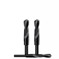 Foret hélicoïdal 1 pièce 13mm-38mm 1/2 "pouces Dia tige réduite HSS foret hélicoïdal 13/14/15/16/17/18/19/20/21/22/23/24/25/28/30/32/35 5