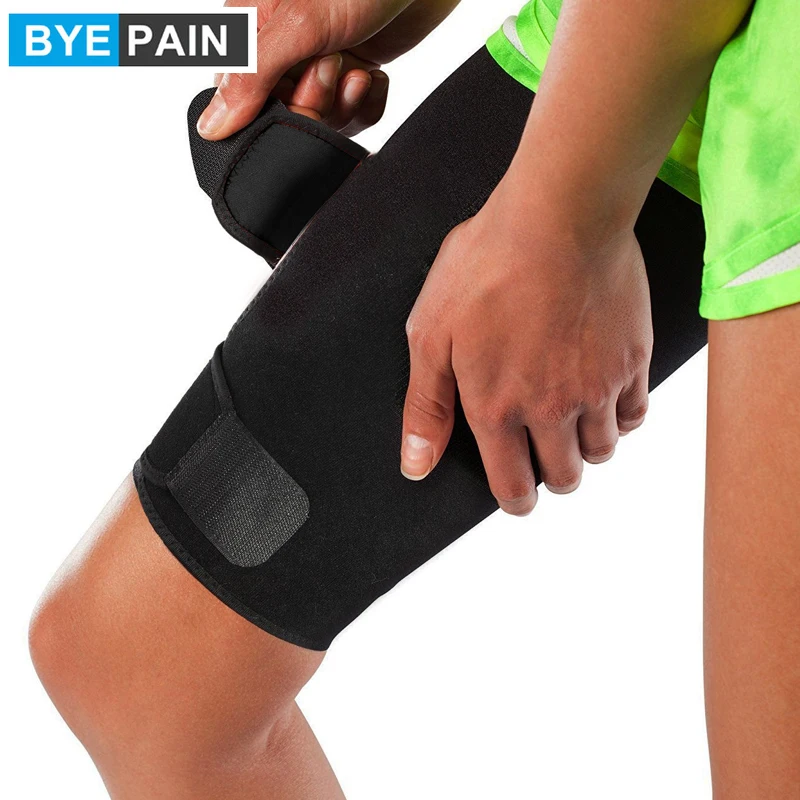 1pcs Byepain Thigh Brace Hamstring Wrap Compression Sleeve Trimmer