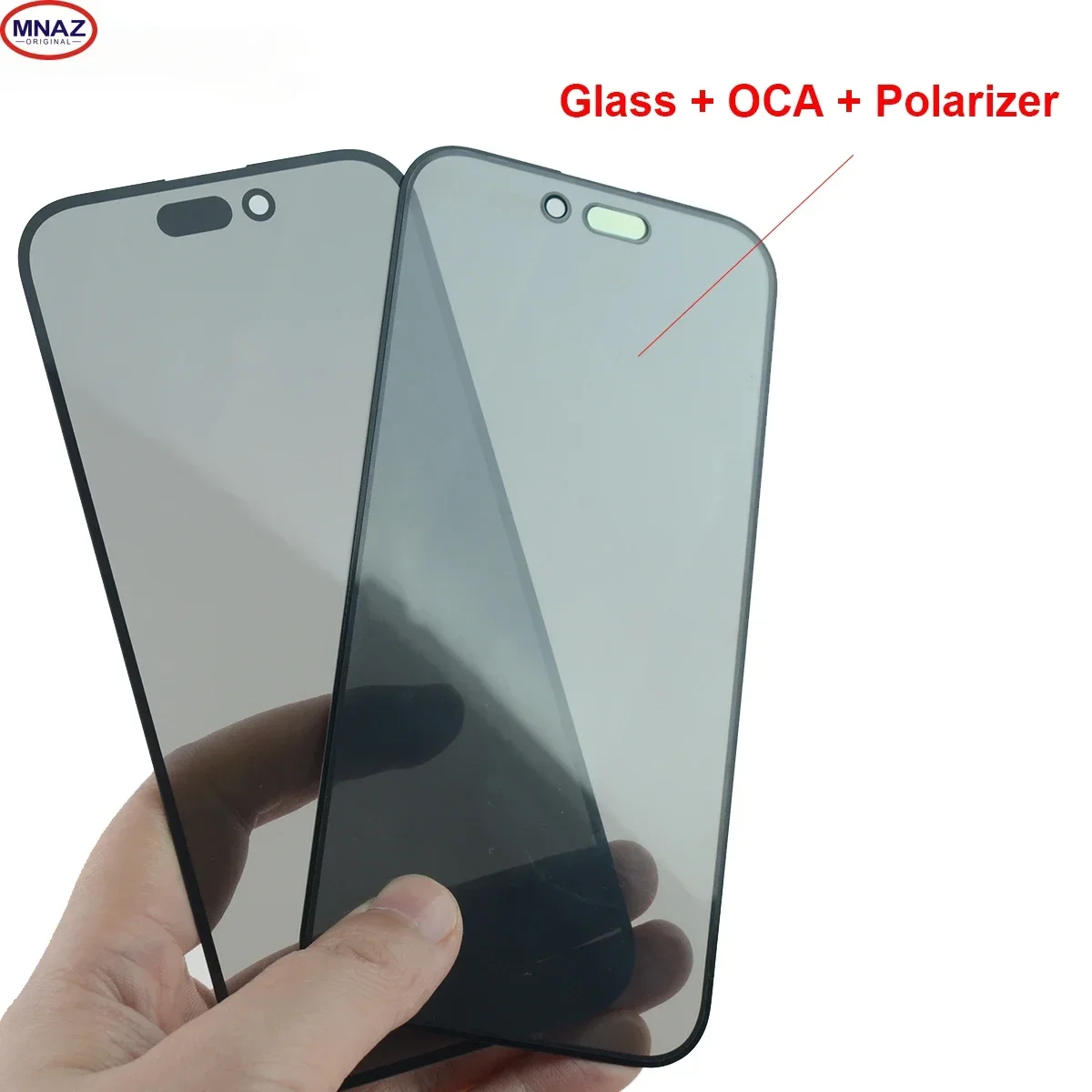 Touch Panel Front Outer Glass Lens OCA Film Polarizer Replacement for iPhone 15 14 13 12 pro max promax LCD Glass Cover