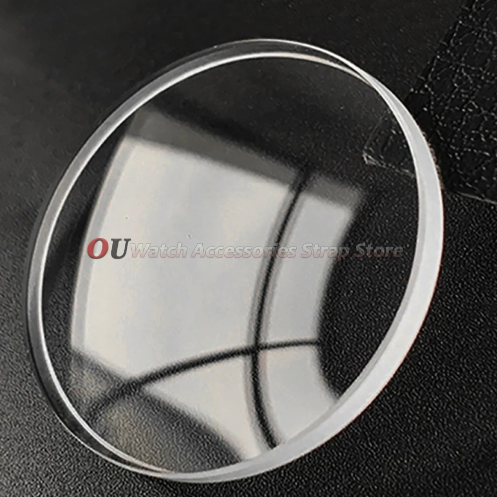 Enhanced Transparent Crystal Convex Watch Glass Replacement - Various Thickness & Diameter Options Available