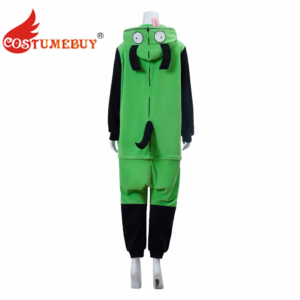 CostumeBuy Invader Zim Cosplay Costume Gir Onesie Invader Zim Costume  Animal Onesie Pajamas Alien Costume for Halloween Party