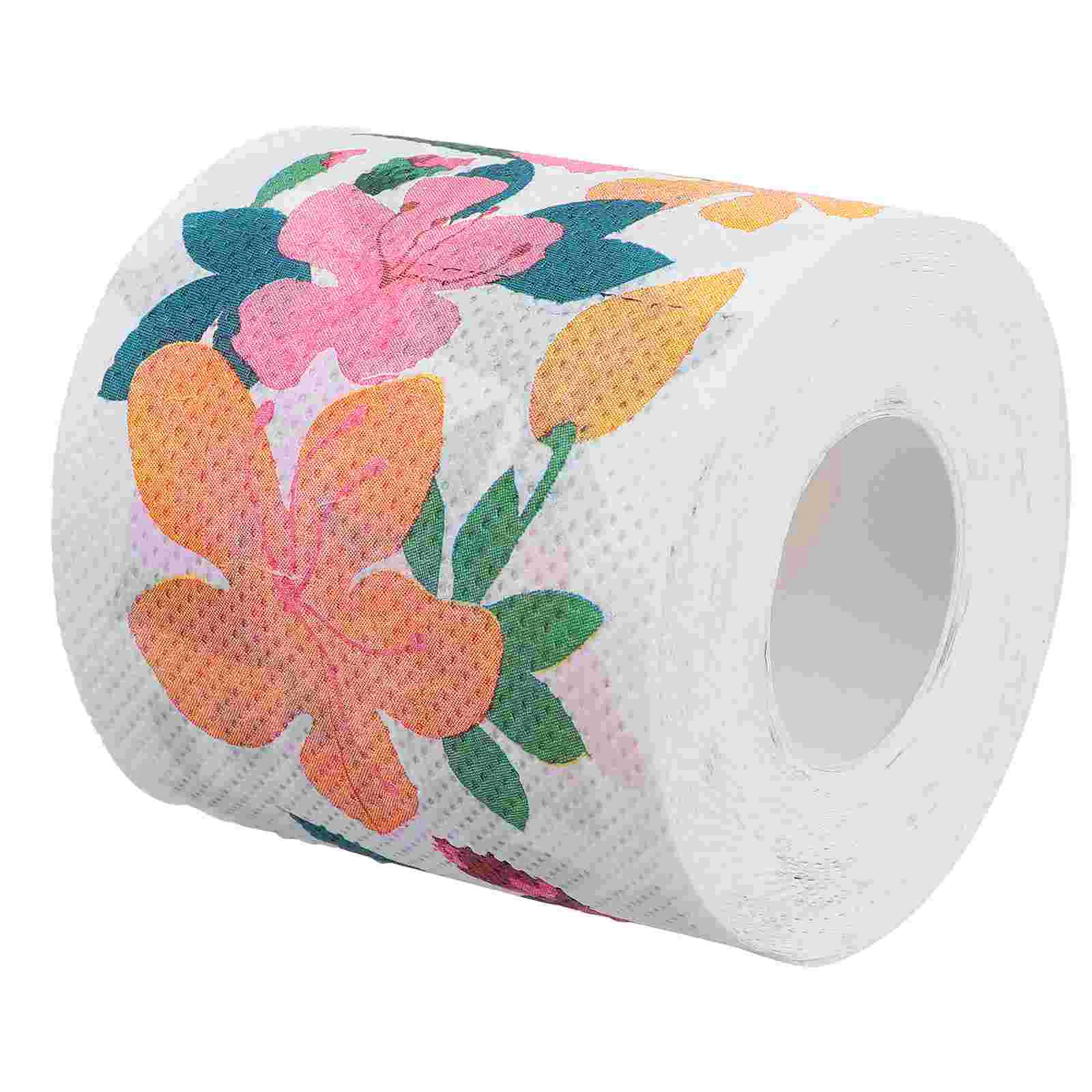 Printed Roll Paper Toilet Handkerchief Napkin for Home Tissue Supplies Disposable Printing