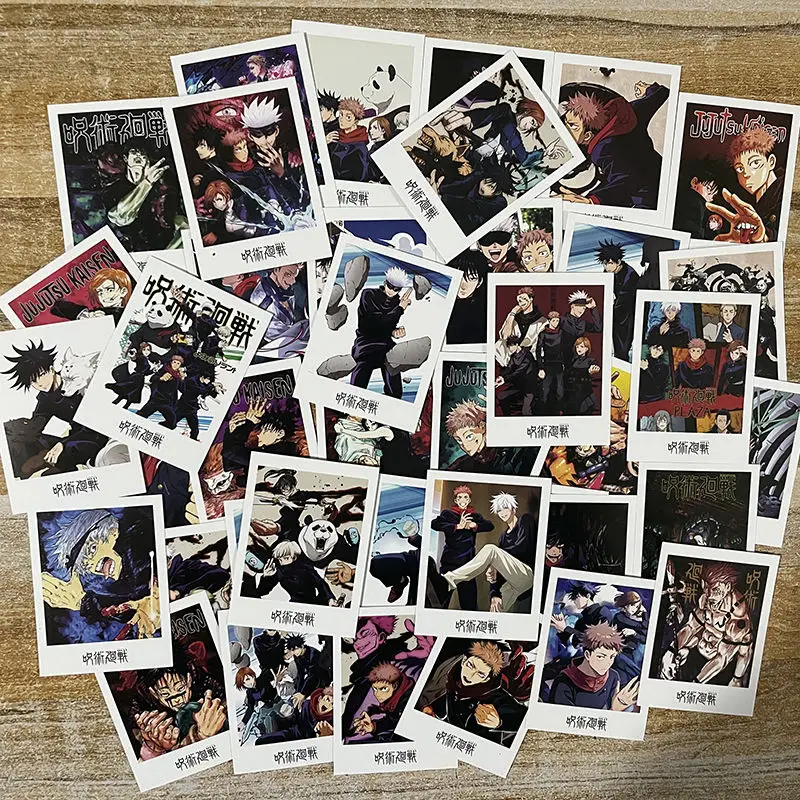 

40PCS Anime Jujutsu Kaisen LOMO Card Satoru Gojo Fushiguro Megumi Cosplay Greeting Card Christmas Gifts Girls