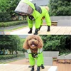 Pet Dog Raincoat Transparent Hooded Jumpsuit Dogs Waterproof Coat Water Resistant Clothes for Dogs Cats Jacket Pet Supplies 5