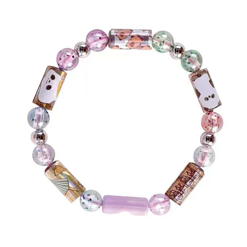 DIY Creative Sticker Bracelet Kit - Bead and Stationery Craft Set