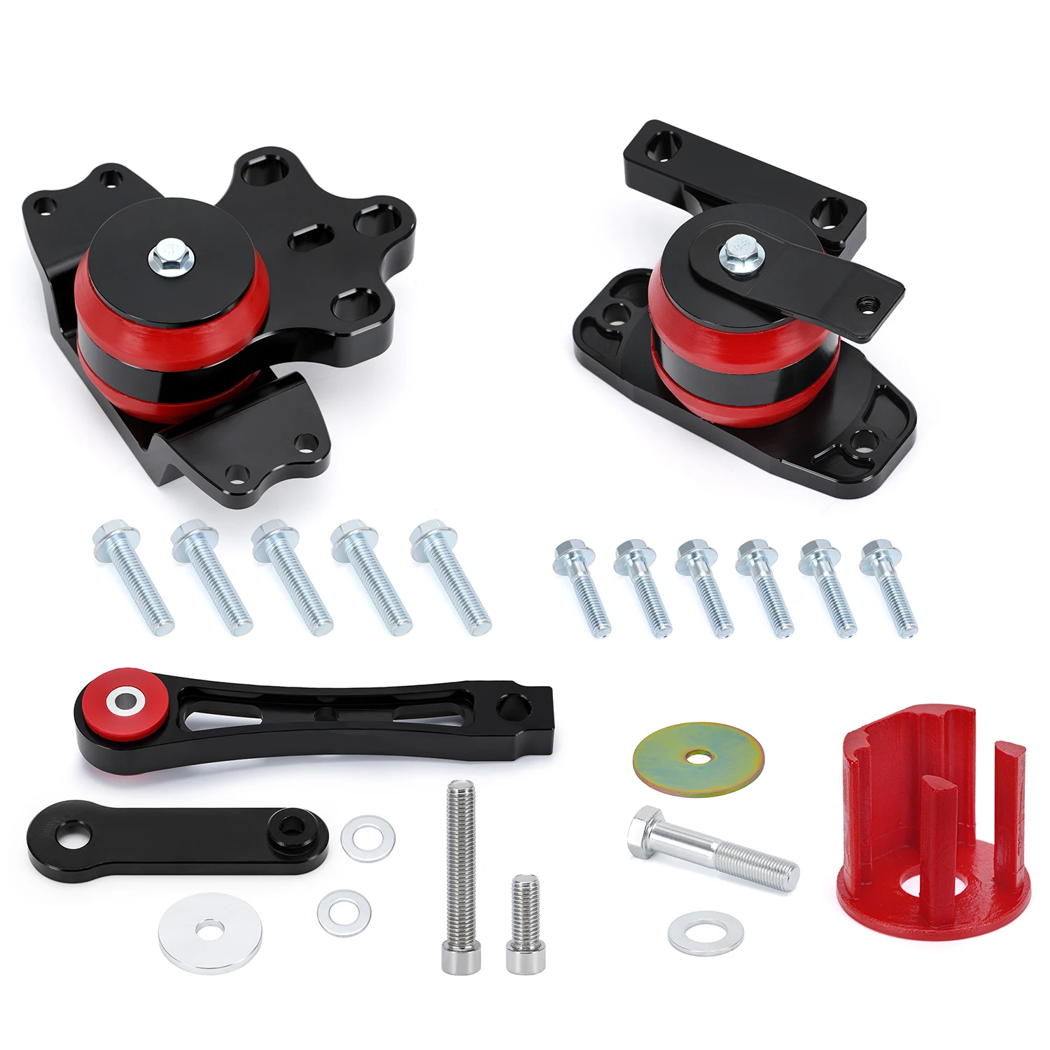 PQY-85A POLY Engine Transmission Pendulum Mount Kit For 09+ VW Jetta Golf MK5 MK6 Passat Audi TT A3 2.0 TSI