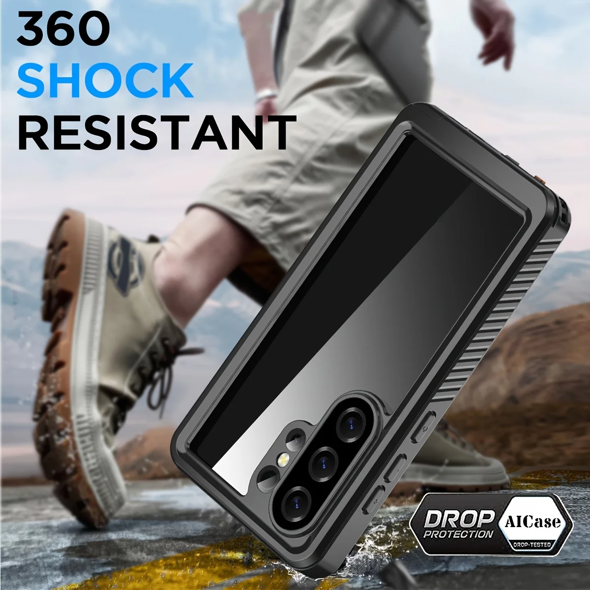 Enhanced Waterproof Aluminum Phone Case - Premium Luxury Swimming Cover