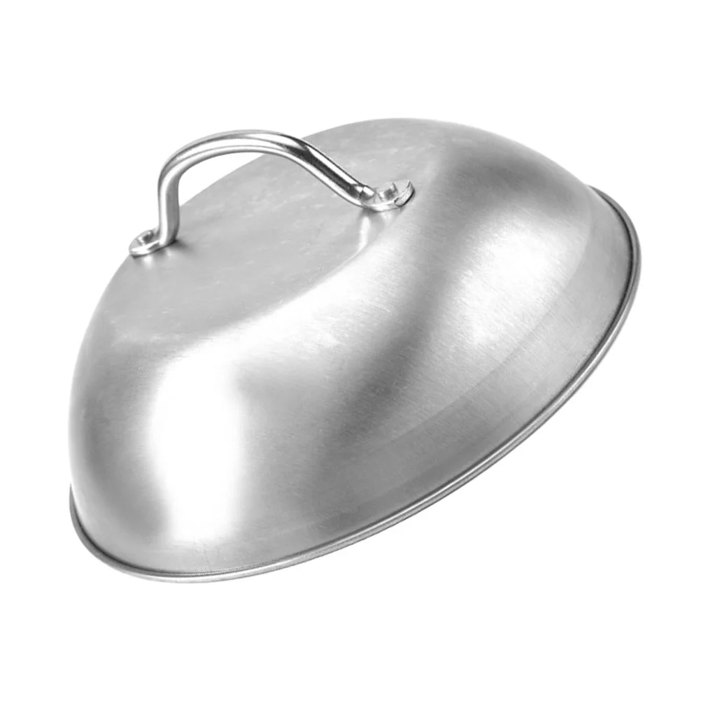 

Griddle Melting Dome Stainless Steel Steak Cover Flat Top Grill Kitchen Cooking Hood