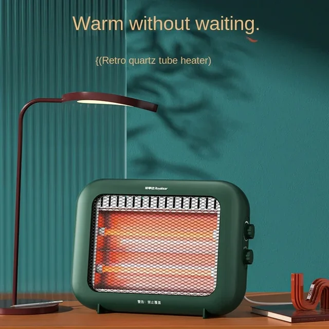 Small Sun Heater Household Energysaving Bake Oven Small Desktop Under Table Fire Oven Office Artifact 5