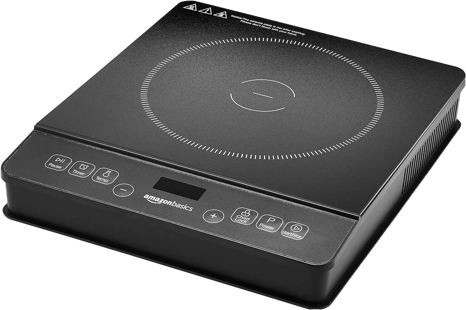 

1800W Portable Induction Cooktop Burner, Black
