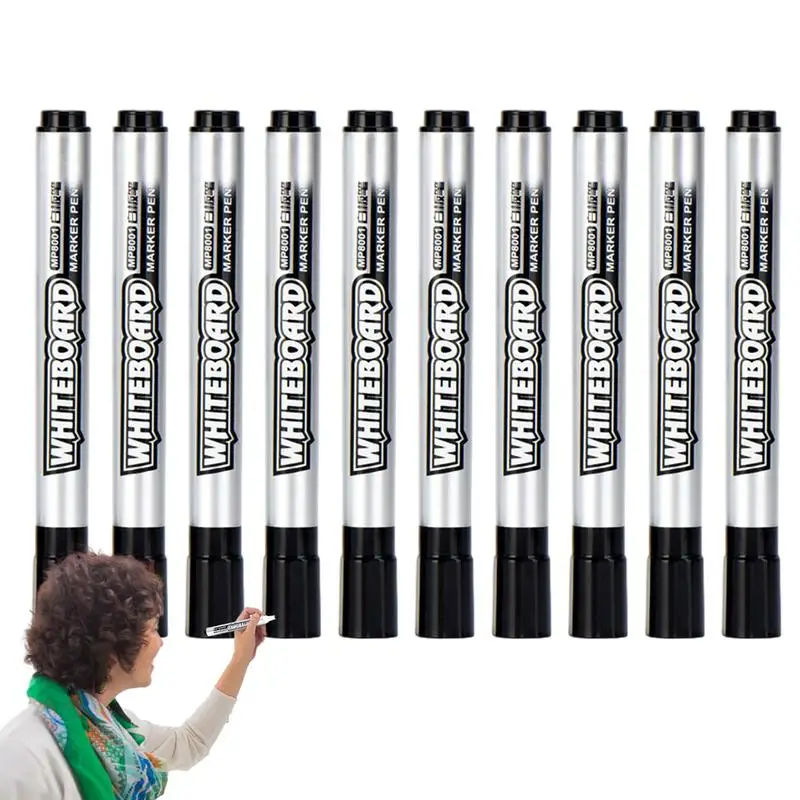 

Dry Erase Markers For Kids Dry Erase Erasable Markers 10 Pcs Fade-Resistant Smudge-Proof Whiteboard Pens For School And Home