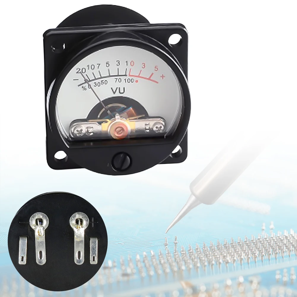 6V-12V Panel Vu Meter Warm Back Light Recording Vu Panel Meter Vu Meter Amplificatore Di Livello Audio