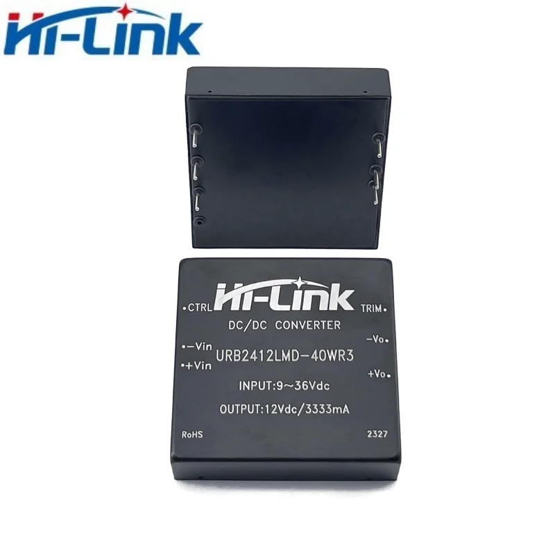 2pcs 하이링크 URB2403/2405/2409/2412/2415/2424LMD-40WR3 40W DC-DC 전원 모듈 산업 제어용 9-36V 입력 DIP 패키지