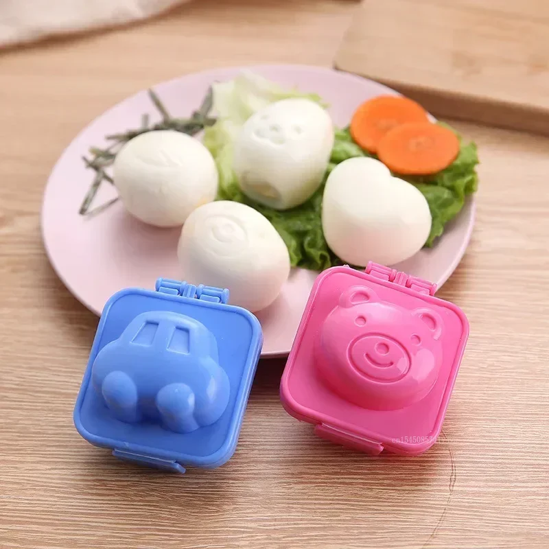 Egg Boiler Mold Cup Boiled Egg Mold Cute Cartoon 3D Egg Ring Mould Bento Maker Cutter Decorating Tool Kitchen Accessories For Kitchen