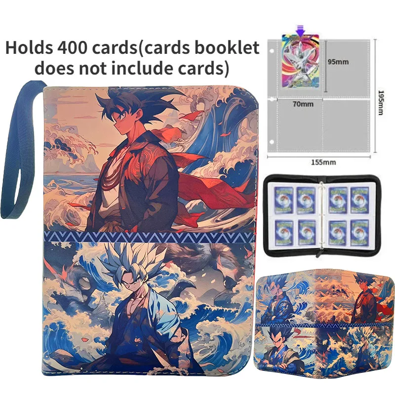 400/900pcs Dragon Ball Card Binder Book Folder Anime Son