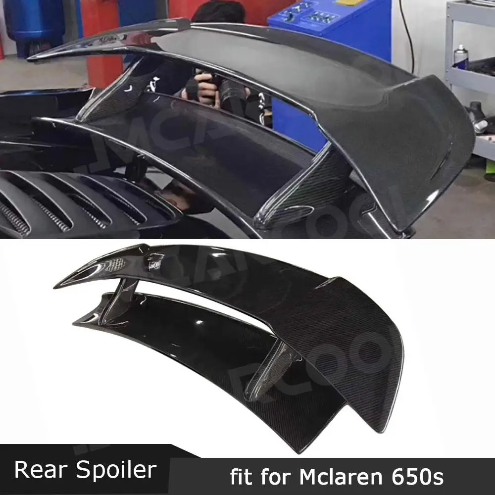 

For Mclaren 650s MP4-12C 2013+ Car Rear Trunk Spoiler GT Wing Carbon Fiber Racing Spoiler FRP Decoration BodyKit Accessories