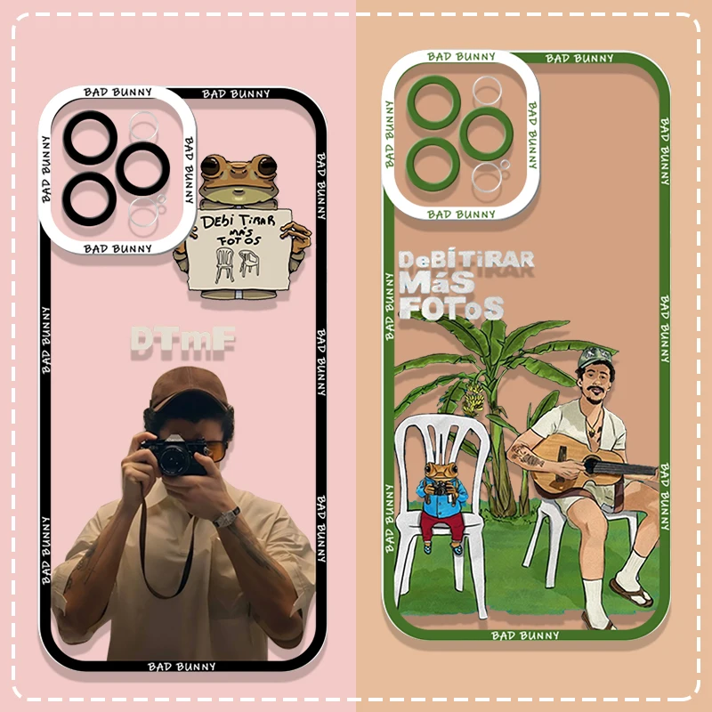 Stylish Bad Bunny Covers Phone Case - Vibrant Design for Personalized Protection