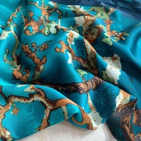 Spring Scarf Women's Luxury Design Scarf Silk Smooth Scarf Soft Muslim Headband Shawl Beach 85x180cm 2