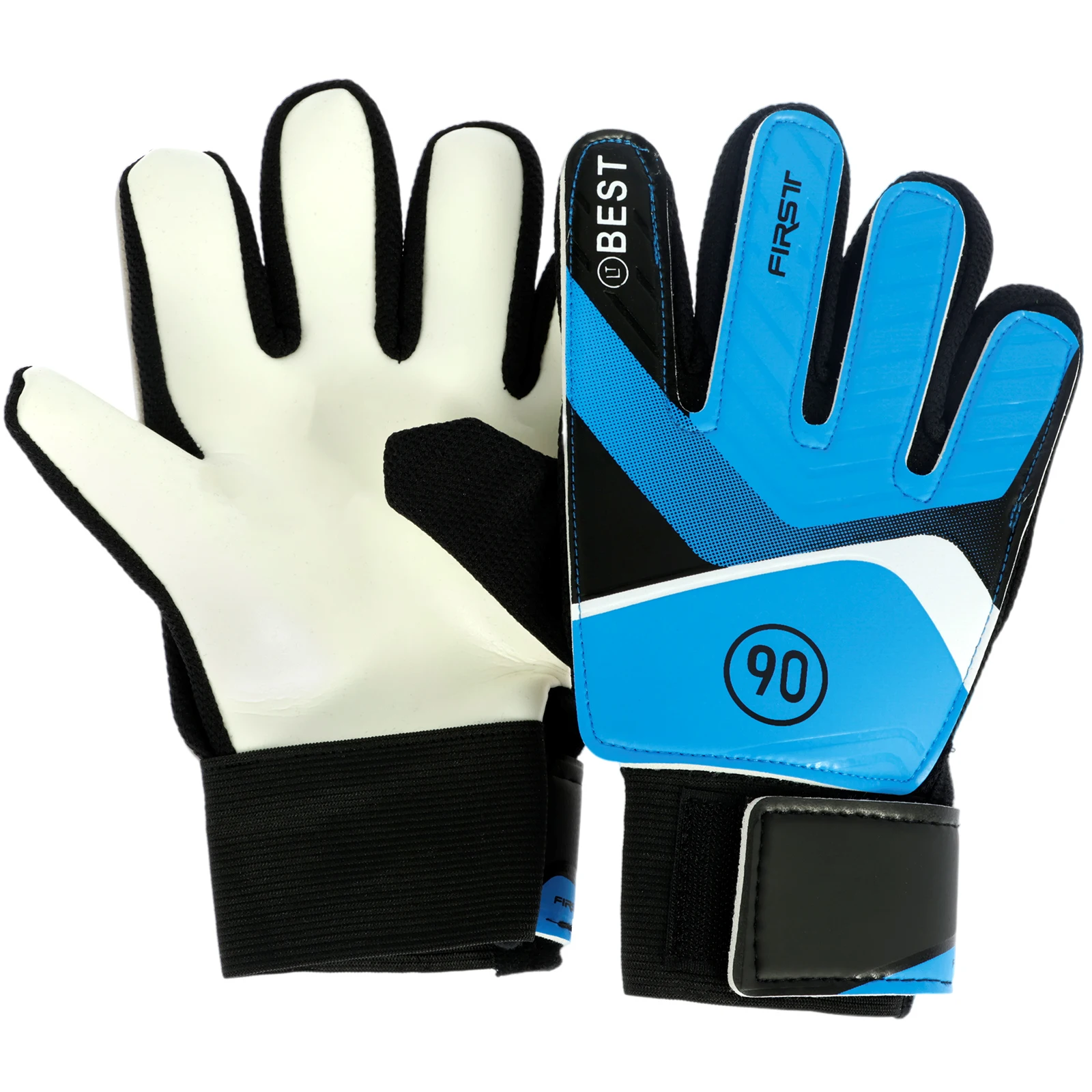 Children's Thickened Latex Soccer Goalkeeper Gloves with Finger Protection