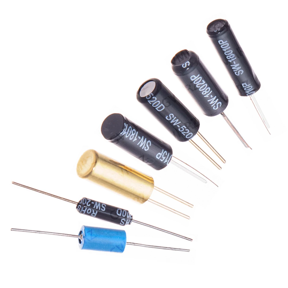 10PCS SW-200D/420/520D/18010P/18015P/58010P/ 18020P/고진동 스위치 볼 틸트 더블 비드 앵글 스프링 센서