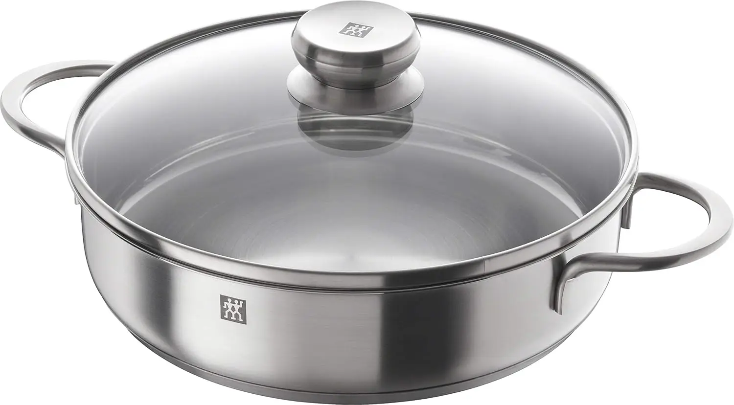 Cookware Sets Set 5 Twin Nova Cookware enamel Polished Variety Pack Suitable for all hob types including induction Silver