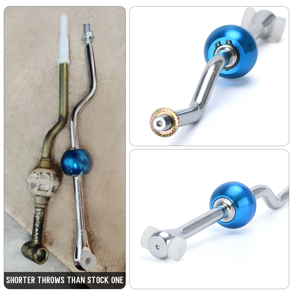 Short Throw Shifter M10X1.25 Short Shifter Gear Lever For Peugeot 206 1999 2000 PQY-SFT02