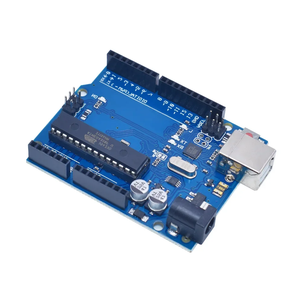 Enhanced Microcontroller Development Board with USB Cable - 16MHz SMD Chip